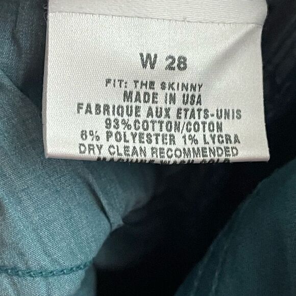 Joe’s jeans The Skinny turquoise, size 28‎ - Picture 10 of 14